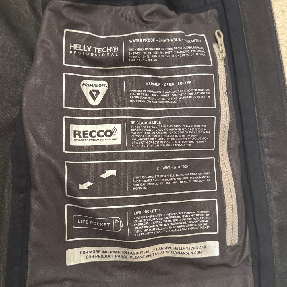 Helly Hansen Hooded Softshell Jacket - Taupe Gray. Women’s L - Picture 4 of 6